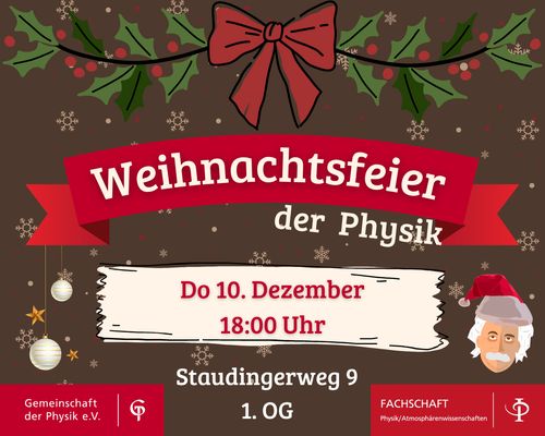 Weihnachtsfeier der Physik