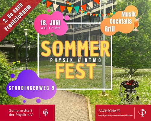 Sommerfest Plakat.